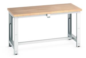 Electric Height Adjustable Cubio Bench 1500x750 Basic Multiplex Height Adjustable Work Benches from Bott 41003566.16 